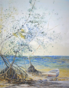Moira Abbott - Mangroves with Boat