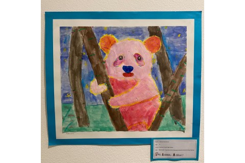 Adriana Bowerman – Pink Panda (Inspired by the Endangered Species Series by Andy Warhol)