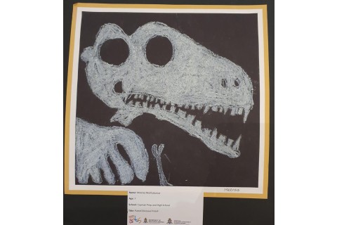 Meeraa Muthukurnar – Pastel Dinosaur Fossil