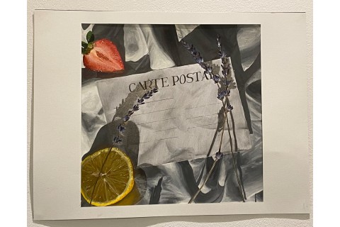 Scarlet Akiwumi – Carte Postale, Lavender, Strawberry and Lemon