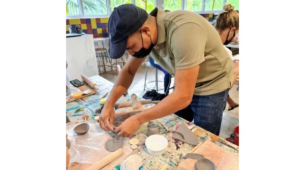 Adult Ceramics Class with Yonier Powery: Caymanian Cottage Part 2